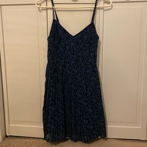 Hollister Navy Blue Floral Dress